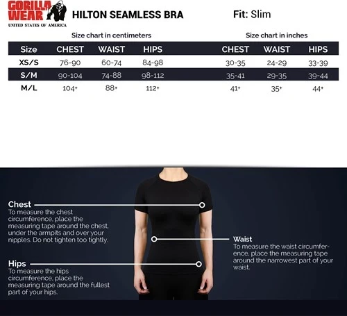 Hilton Seamless Sports Bra - Blue [Madhësia: XS/S]