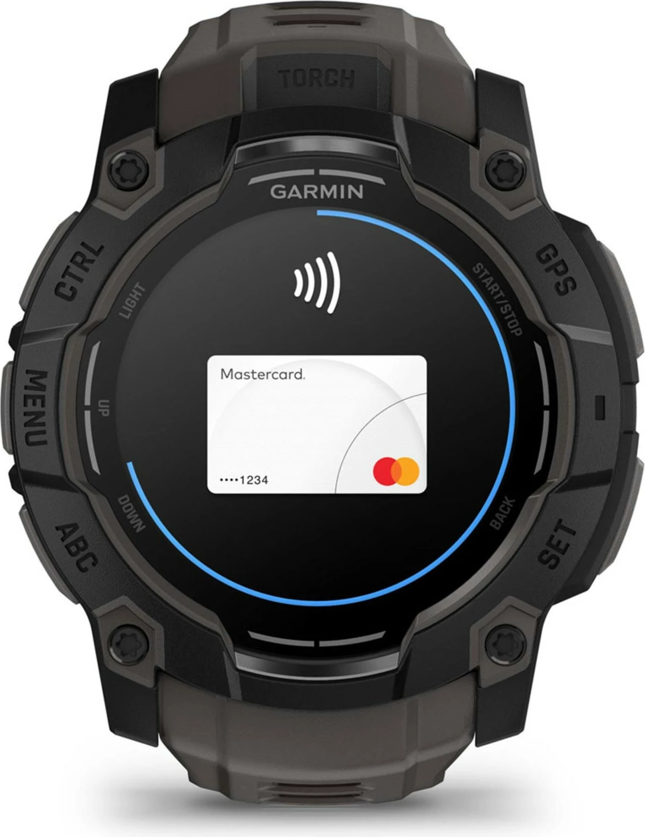 Smartwatch Garmin Instinct 3 AMOLED, 4 GB, GPS, e zezë