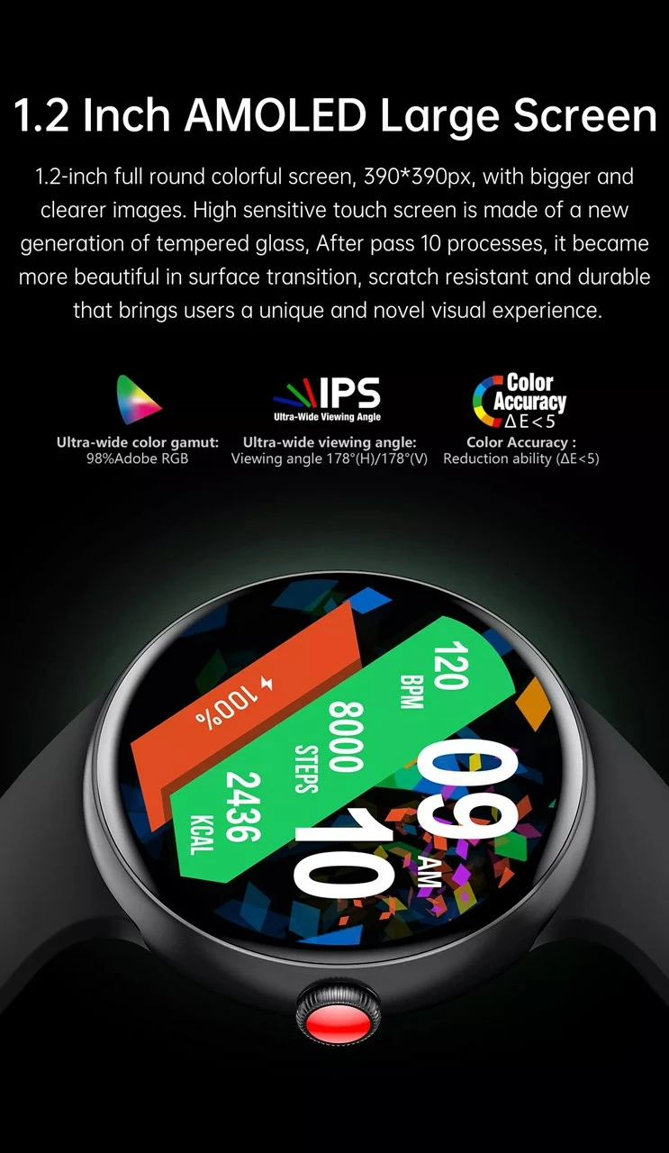 Orë e mençur Linwear LA13 AMOLED, rozë