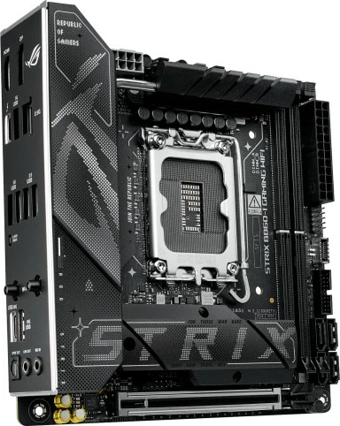 Pllakë amë Asus ROG STRIX B860-I GAMING WIFI, LGA1851, DDR5, ITX