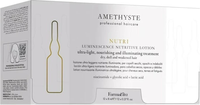 Losion për flokë Farmavita Amethyste Nutri Lotion Brightening 12x8ml