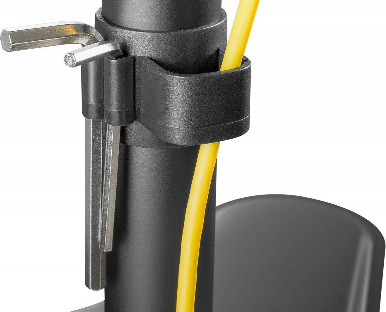 Mbajtëse tavoline për monitor Digitus DA-90437, për ekrane 17-32", ngjyrë e zezë mat