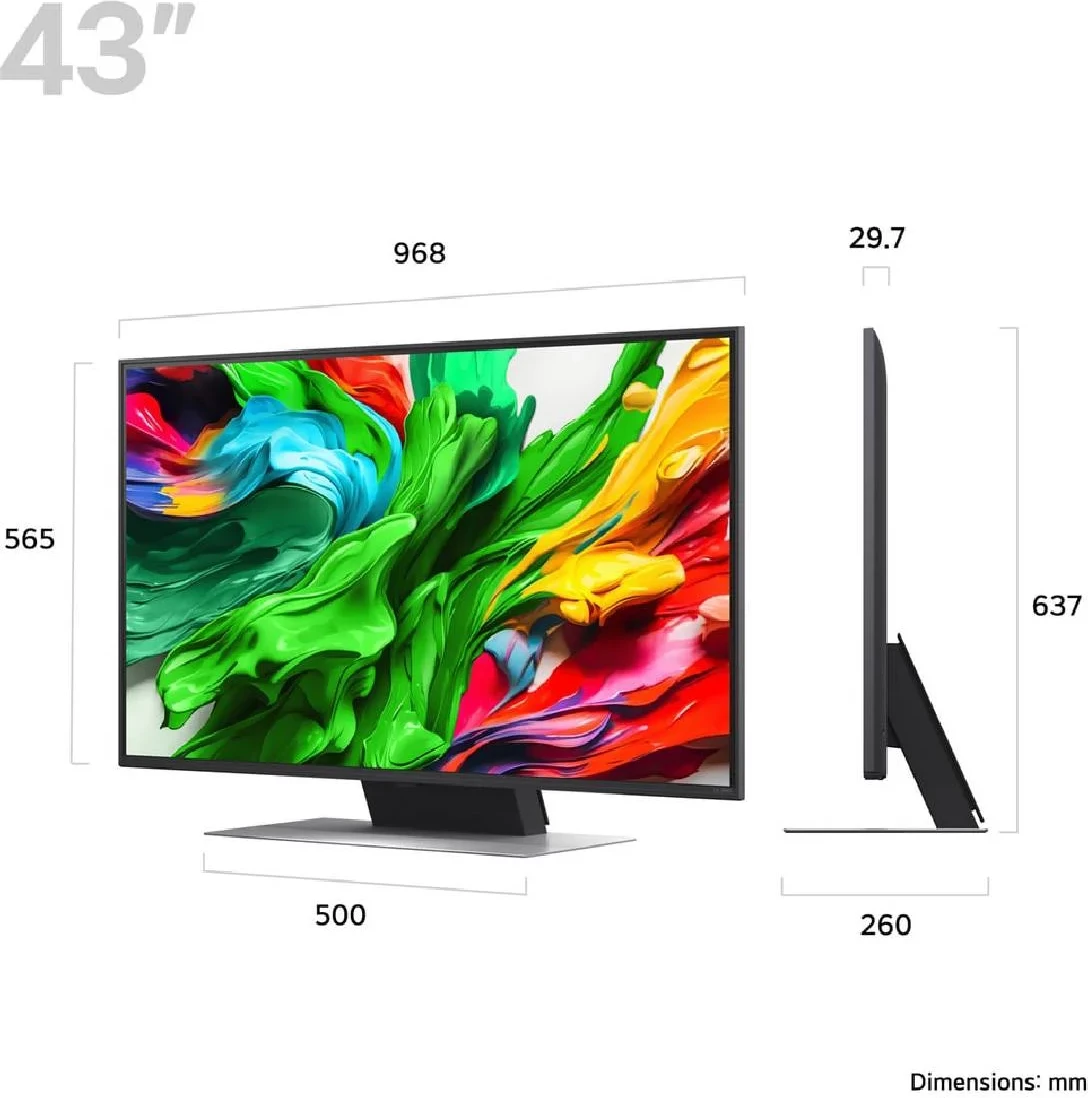 Televizor LG 43QNED87A3D 43" QNED Mini LED UHD 4K Smart webOS 25