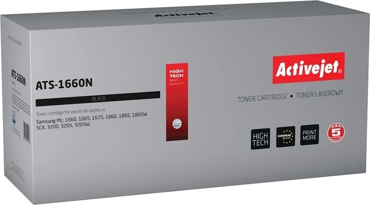 Toner zëvendësues Activejet ATS-1660N për printer Samsung, i zi