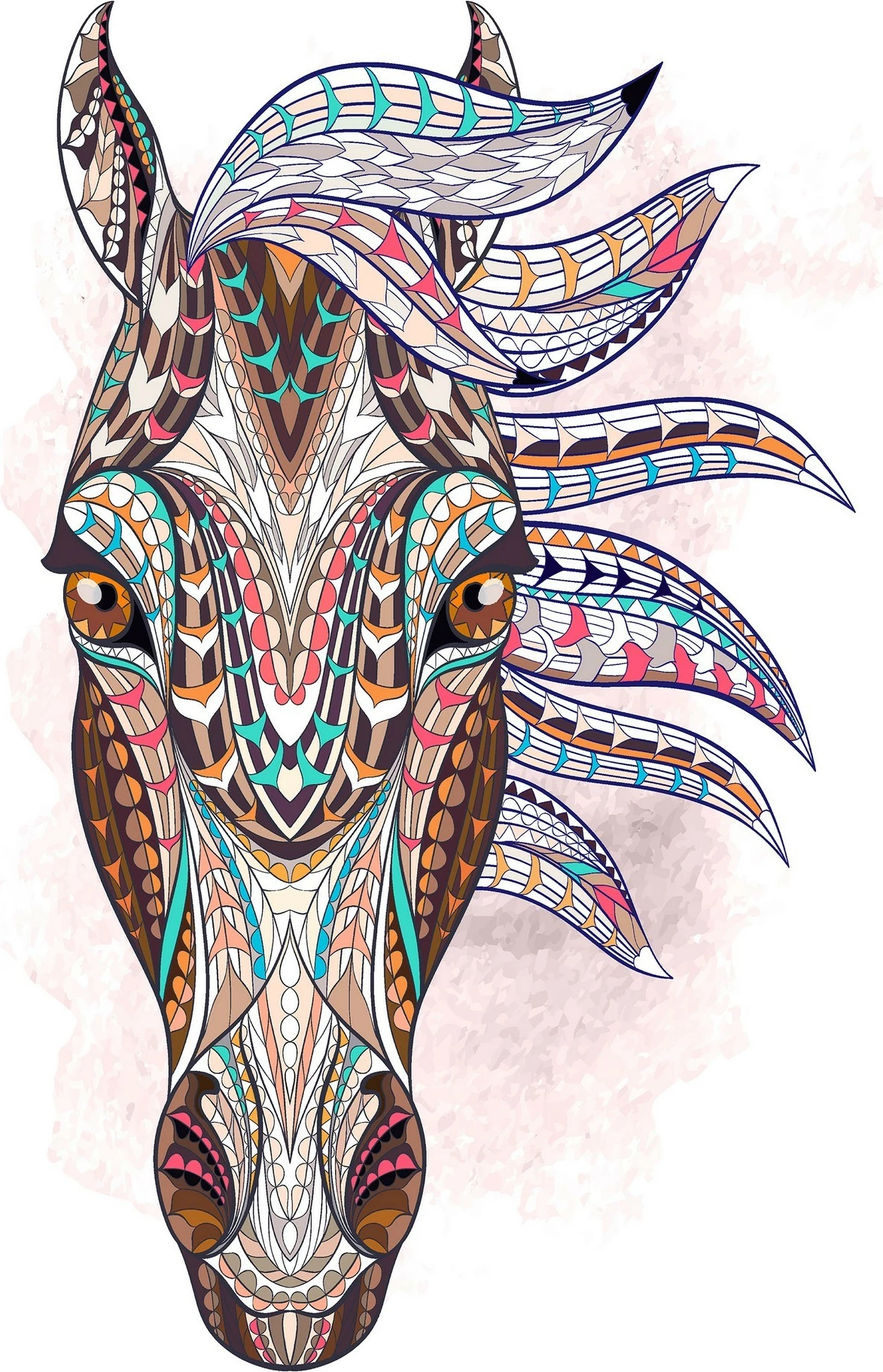 Qilim për korridor, shumëngjyrësh, Conceptum Hypnose, 80x200cm, HMNT62