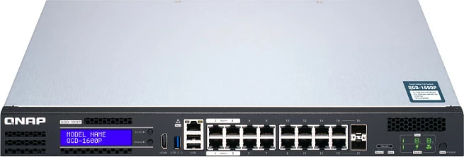 Switch QNAP QGD-1600P-4G, 16+4 porte, PoE, rackmount
