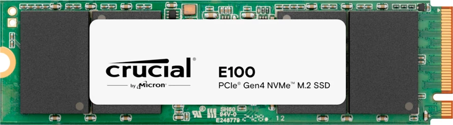 SSD CRUCIAL E100 2TB PCIe 4.0 Gen4 M.2 2280 NVMe