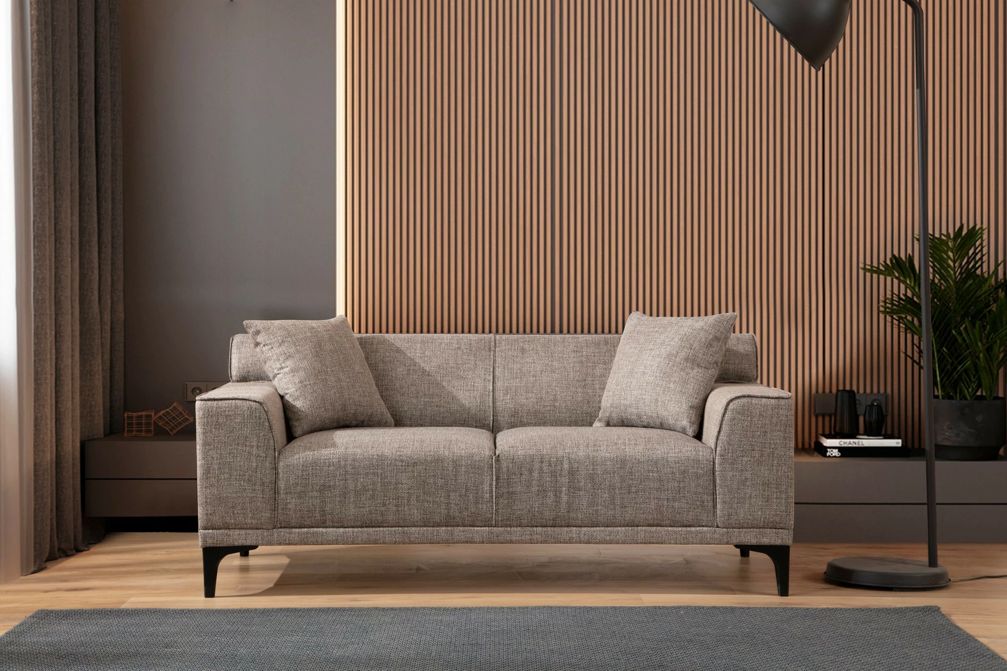 Divan dy vendësh Atelier del Sofa, Petra 2, ngjyrë fawn