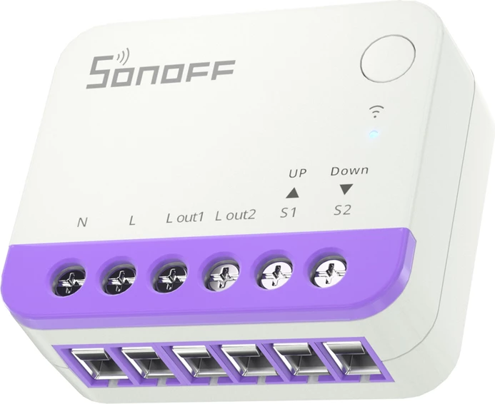 Switch smart WiFi mini Sonoff MINI-RBS, Matter, kontroll roletash/perde me përqindje, 2.4GHz, punon me Apple Home/Google Home/Alexa/SmartThings 4
