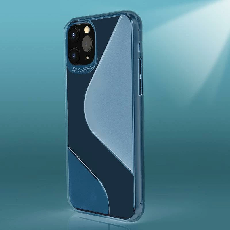 Mbështjellës Hurtel S-Case për Huawei P40 Lite E, TPU, Blu