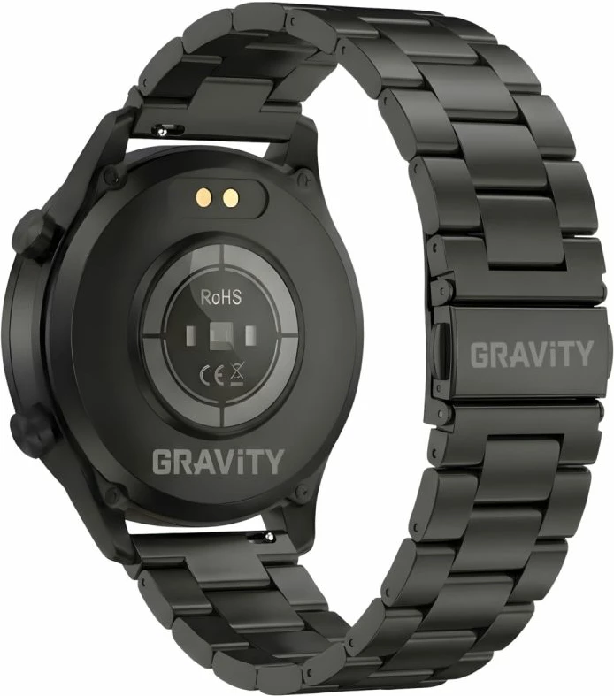 Smartwatch Gravity GT10-1, i zi, me rrip dhe byzylyk