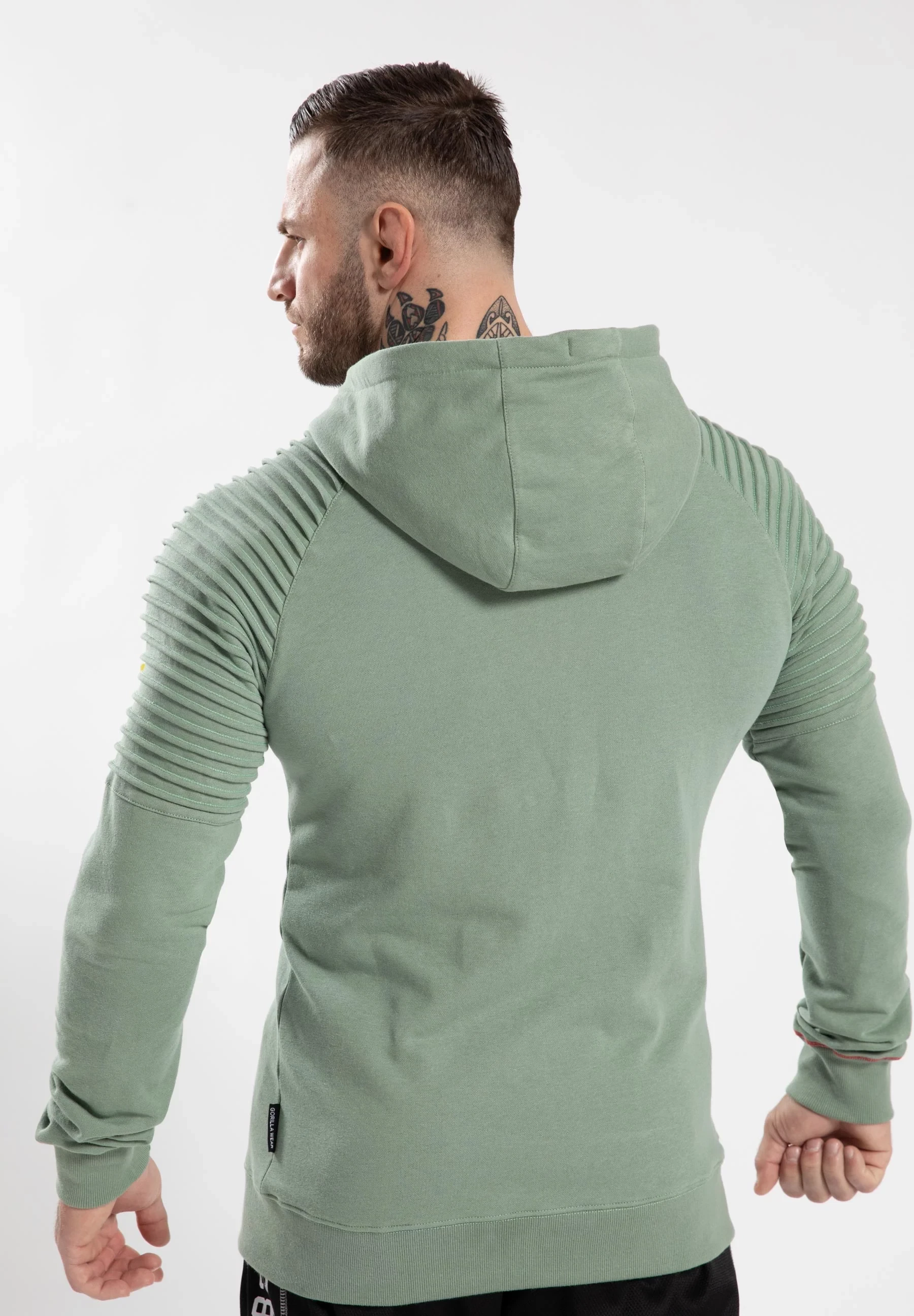 Georgia Zipped Hoodie - Green [Madhësia: 2XL]