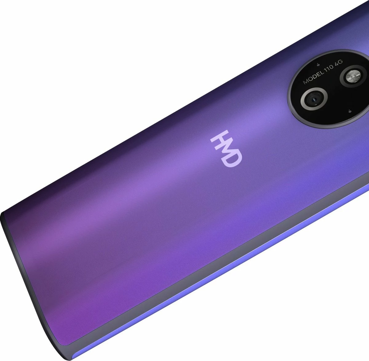 Celular HMD 110 4G Dual SIM, 2.4\", 64MB, microSD deri 32GB, USB-C, IP54, blu