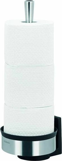 Mbajtës letre tualeti Brabantia 483462, çelik inox, 3 role, i zi