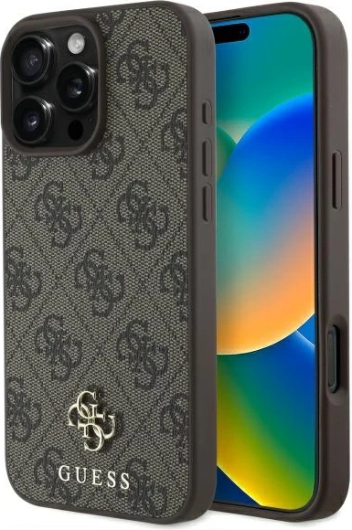 Mbështjellës Guess GUHMP16XP4SM4MW për iPhone 16 Pro Max 6.9", MagSafe, Kafe