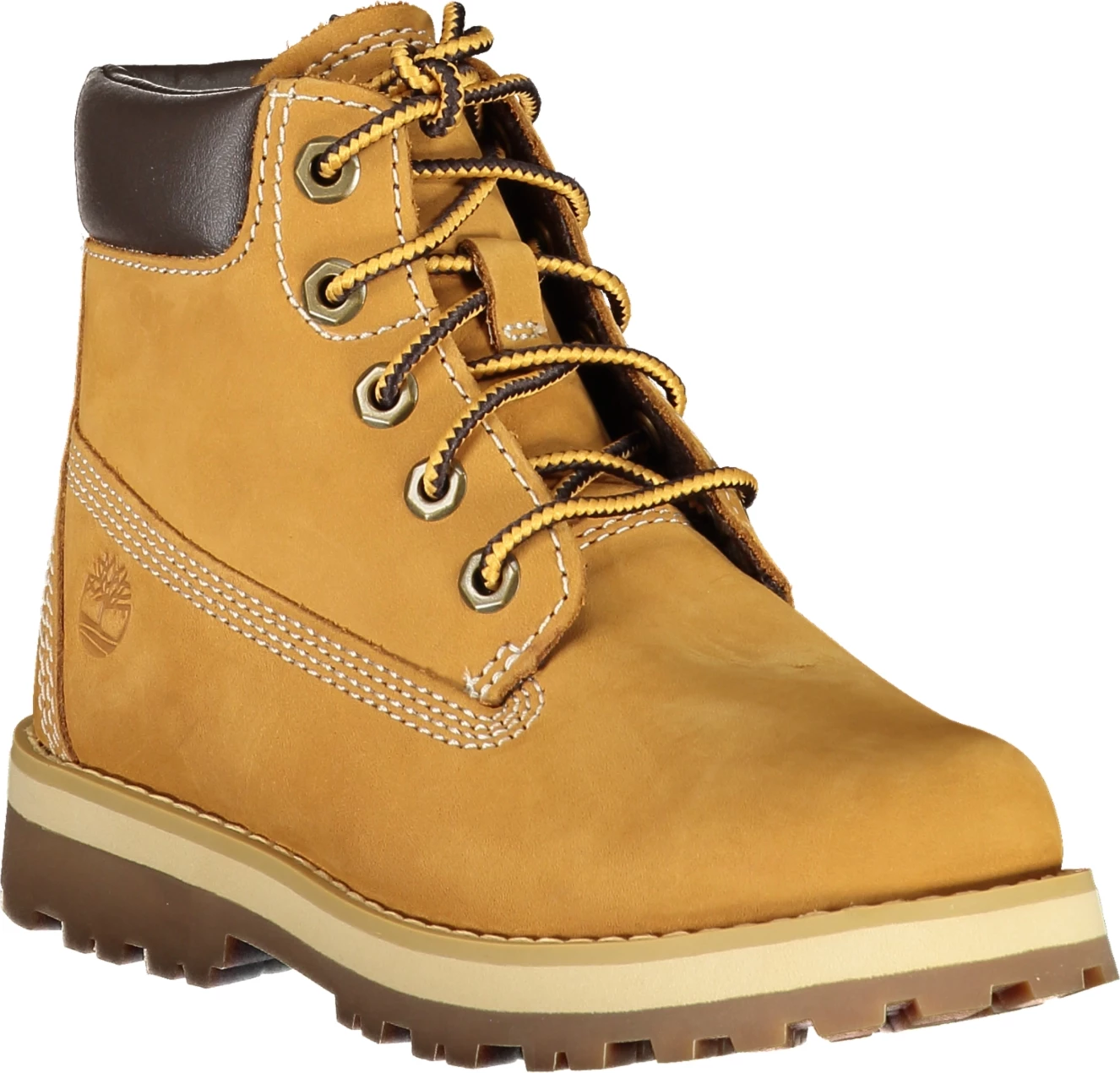 Çizme për djem Timberland Courma Kid Mid Lace Boot, kafe