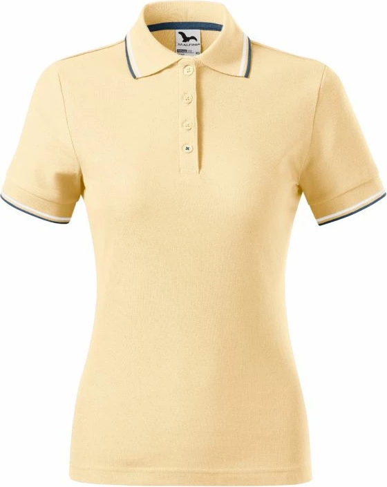 Polo maicë Malfini për femra, ngjyrë krem
