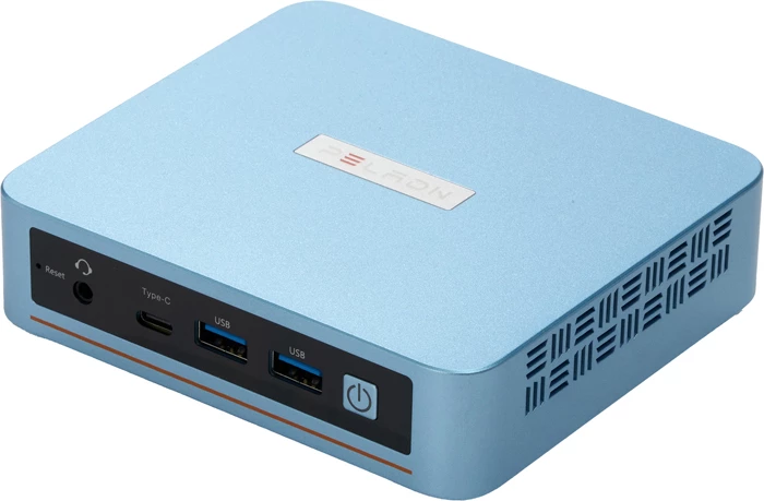Kompjuter mini, Peladn WI-6 N100, Intel N100, 12GB RAM, 512GB SSD, 4K, Wi‑Fi 5, Bluetooth 4.2, kaltër