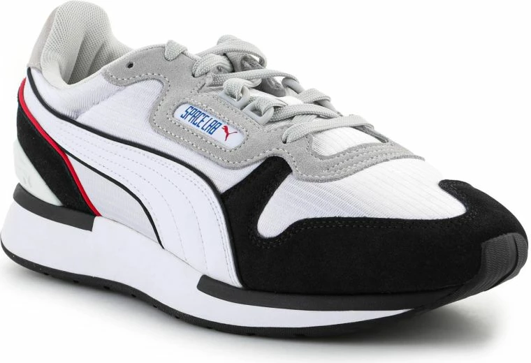 Atlete Puma Space Lab për meshkuj, të bardha dhe të zeza