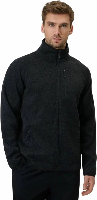 Jakne fleece për meshkuj 4F M443, e zezë melange