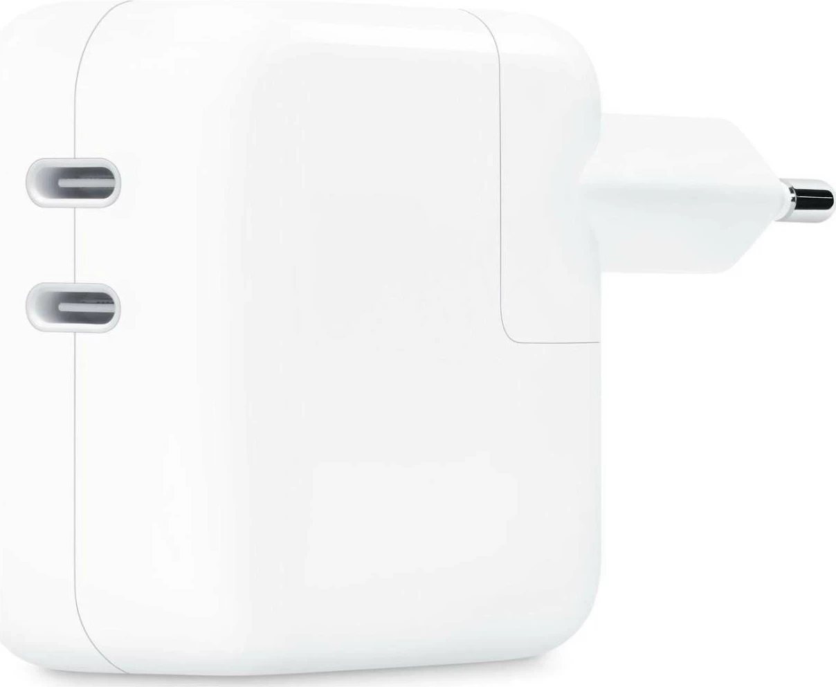 Adapter Apple Power 2xUSB-C 35W, e bardhë