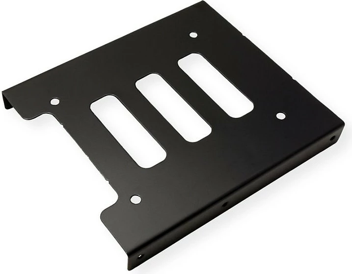Adapter montimi ROLINE 16.01.3009 për HDD/SSD 2.5" në 3.5", metal, i zi