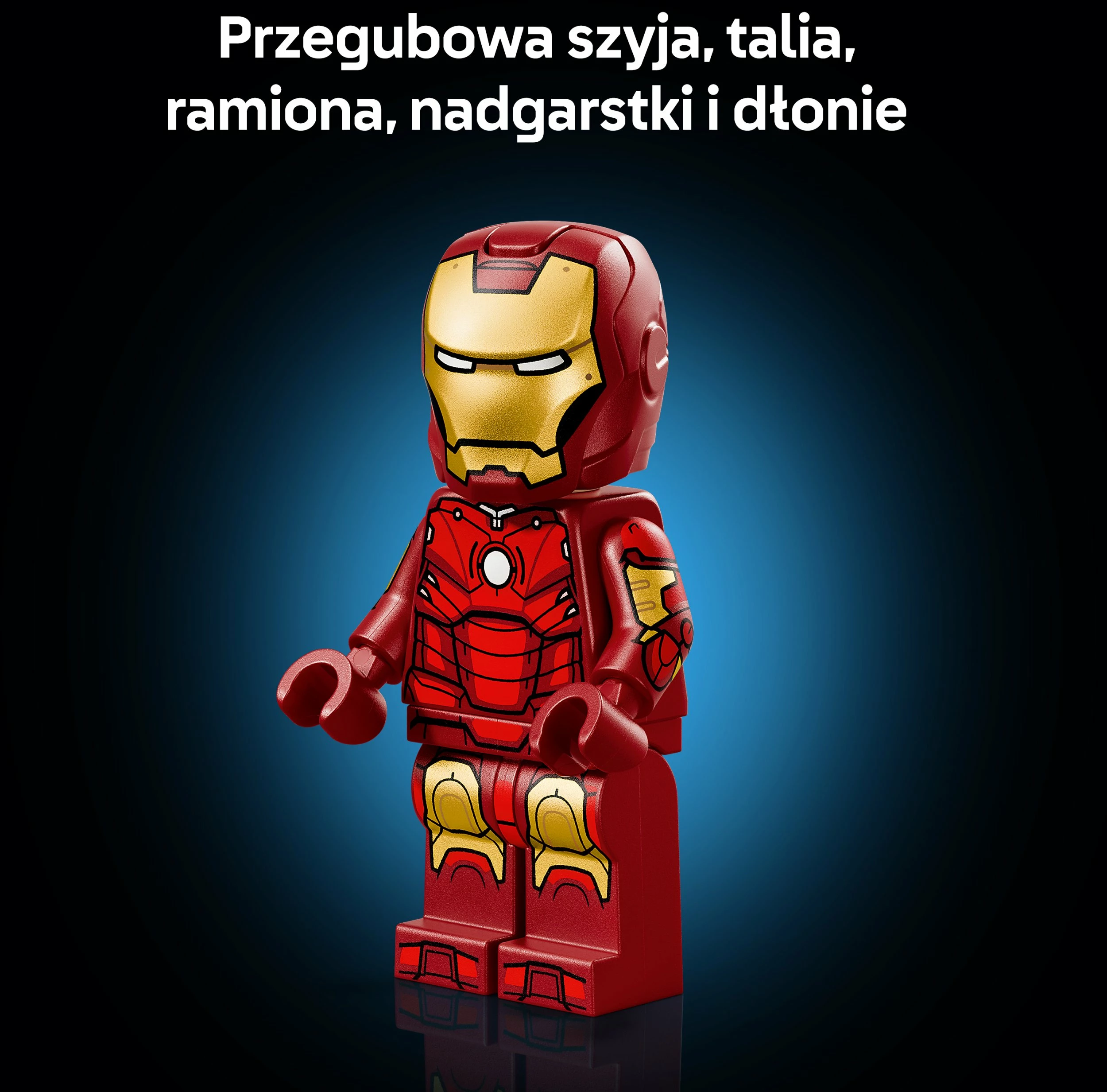 Set ndërtimi LEGO Marvel Iron Man Mark 3 76344, 1297 pjesë, figurë 38 cm, Collector's Edition, me minifigurë