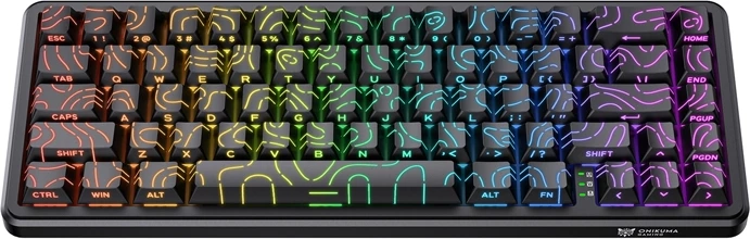Tastierë gaming, ONIKUMA G67, 67 taste, butona magnetikë, 8 kHz polling, ARGB, me kabllo USB-C