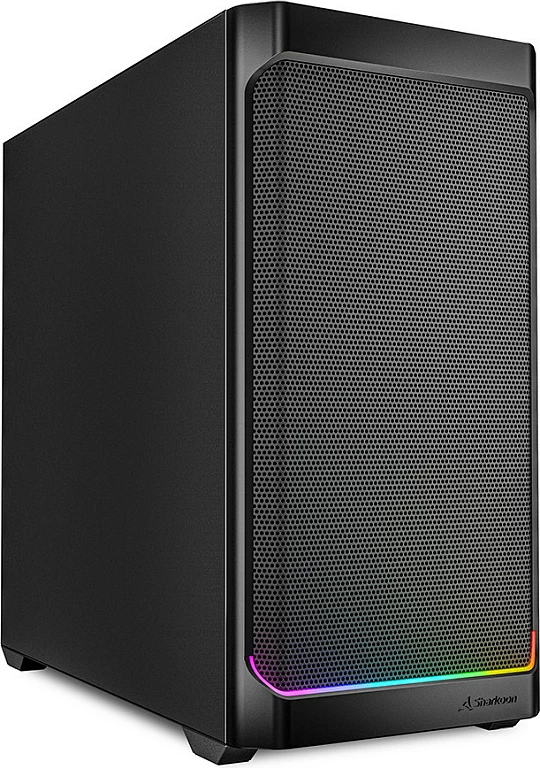 Kasë Sharkoon MK4 RGB Micro-ATX, e zezë