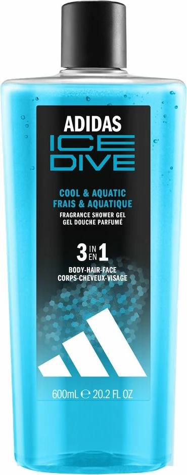Shower gel Adidas Ice Dive për meshkuj 600ml