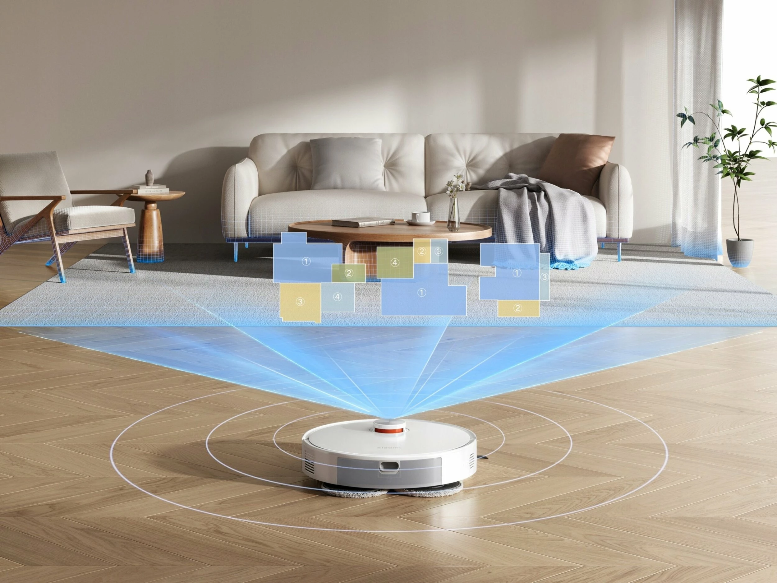 Robot fshesë Xiaomi S40 Pro 15000Pa 5200mAh, e bardhë
