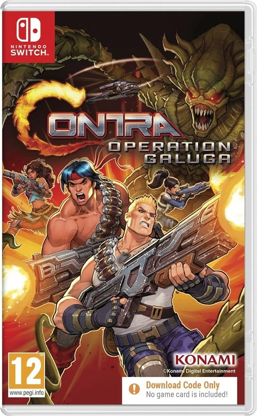 Lojë Nintendo Switch Konami Contra: Operation Galuga, CIAB (kod për shkarkim)