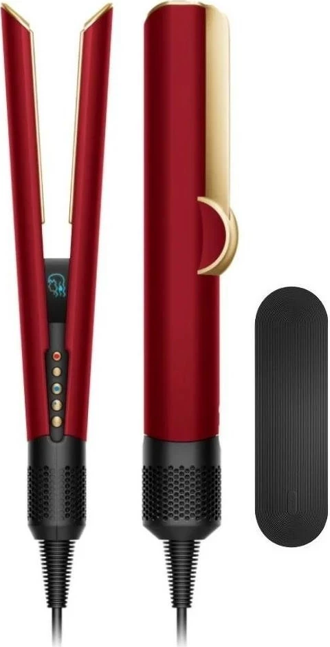 Drejtuese flokësh Dyson Airstrait, e kuqe/ari