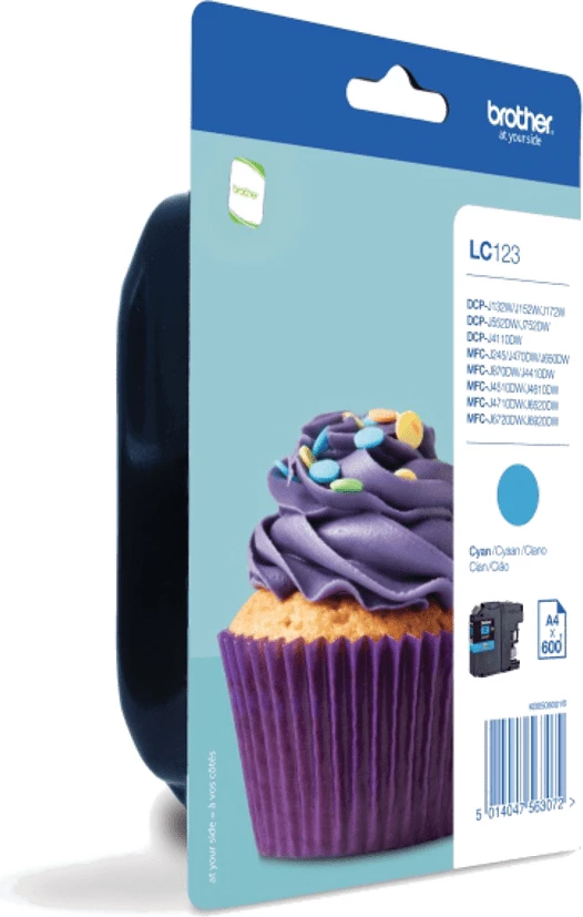 Fishek boje, Brother, LC123YBP, standard, i verdhë