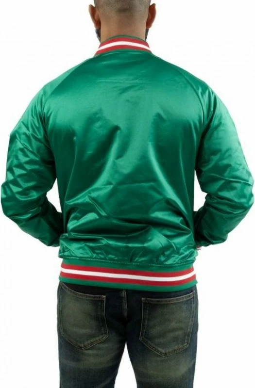 Xhaketë për meshkuj Mitchell & Ness, NBA Milwaukee Bucks, e gjelbër