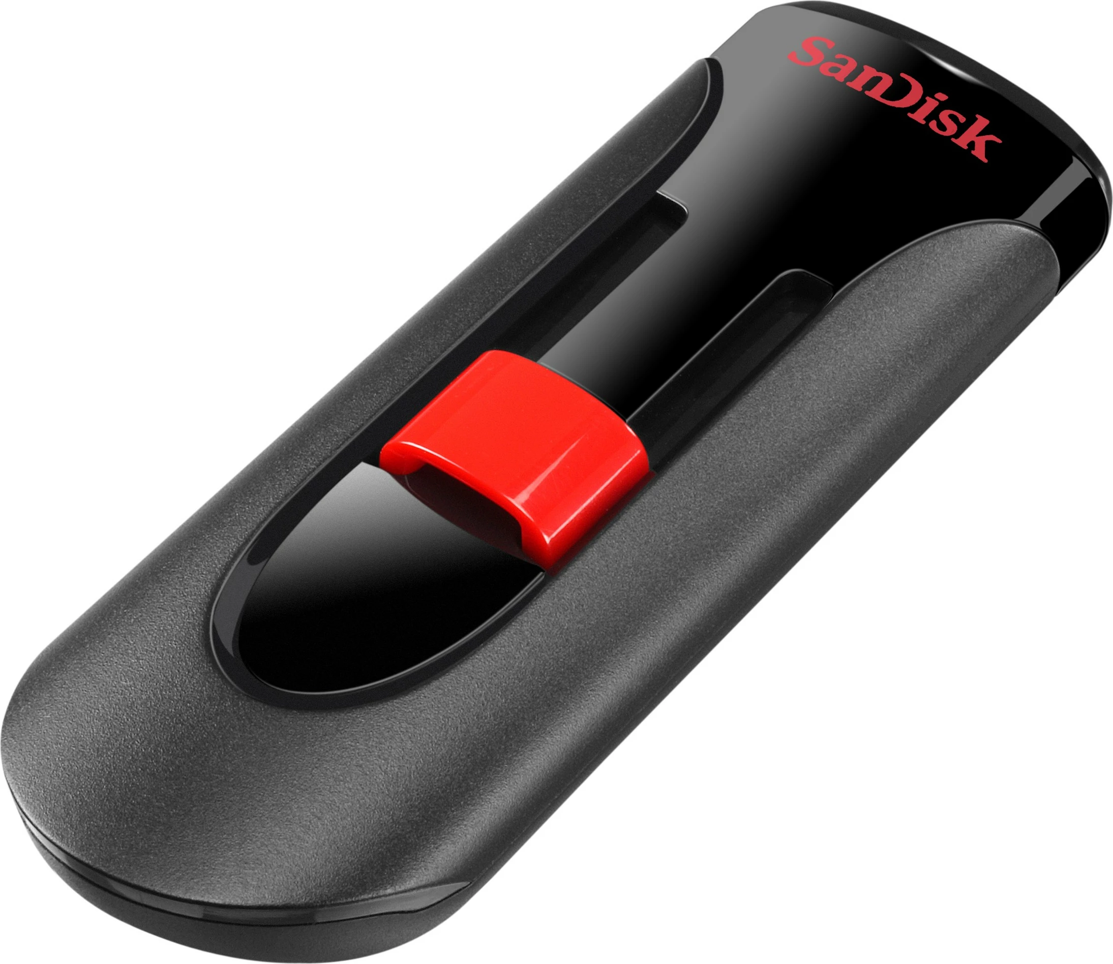 USB stick SanDisk Cruzer Glide 128GB, USB 2.0, zi/kuqe