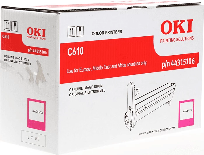 Njësi drum OKI 44315106, rendiment 20,000 faqe, për C610, magenta