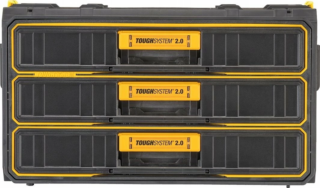 Kuti veglash DeWalt ToughSystem 2.0 DWST08330-1, 3 sirtarë, 55.4x31.4x32 cm, plastikë, gri