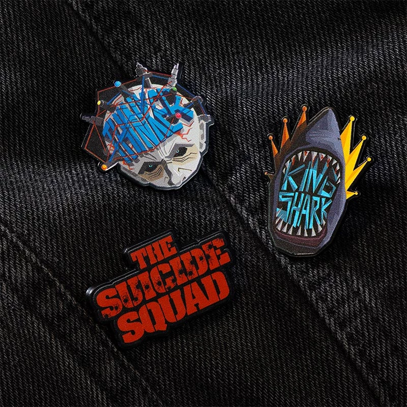 Set bedzhash pin Numskull The Suicide Squad, 18 copë, metal enamel, kuti koleksionisti