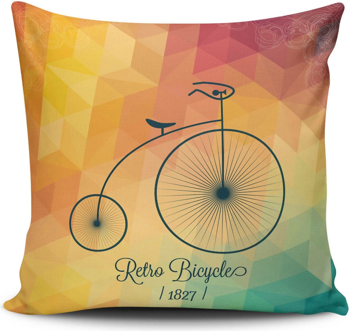 Jastëk dekorativ Aberto Design, NKRLNT-137, shumëngjyrësh, 43x43cm