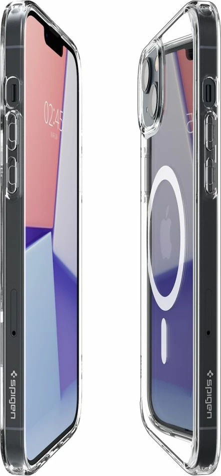 Mbështjellës Spigen Ultra Hybrid Mag për iPhone 14, Transparent/Bardhë