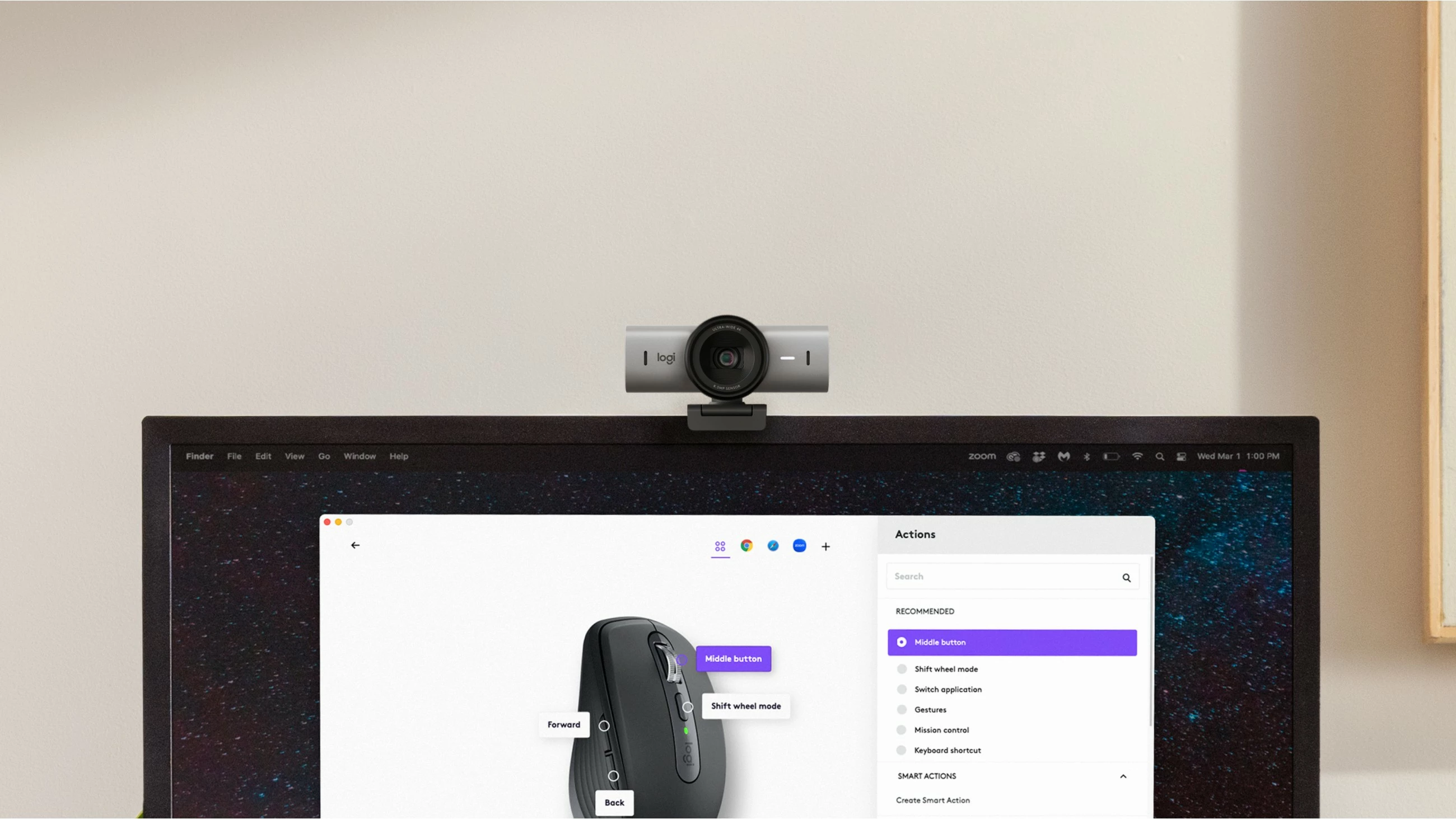 Kamerë Logitech MX Brio, 4K Ultra HD, 30 fps, 3840 x 2160 pixels, Privacy cover