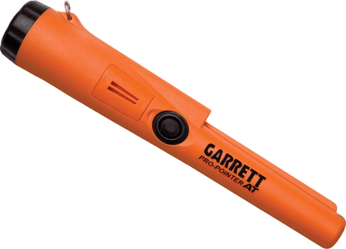 Detektor metali doracak pinpointer, Garrett, Pro-Pointer AT (1140900), i papërshkueshëm nga uji 6 m, 3 nivele ndjeshmërie, LED, portokalli