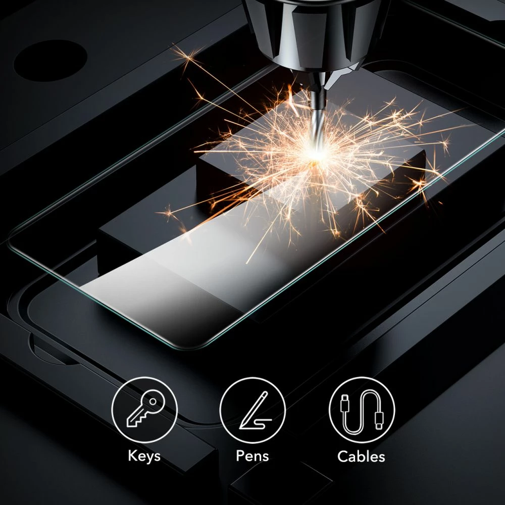 Mbrojtës ekrani xham i temperuar ESR për Samsung Galaxy S25 Ultra, 2 copë, Transparent