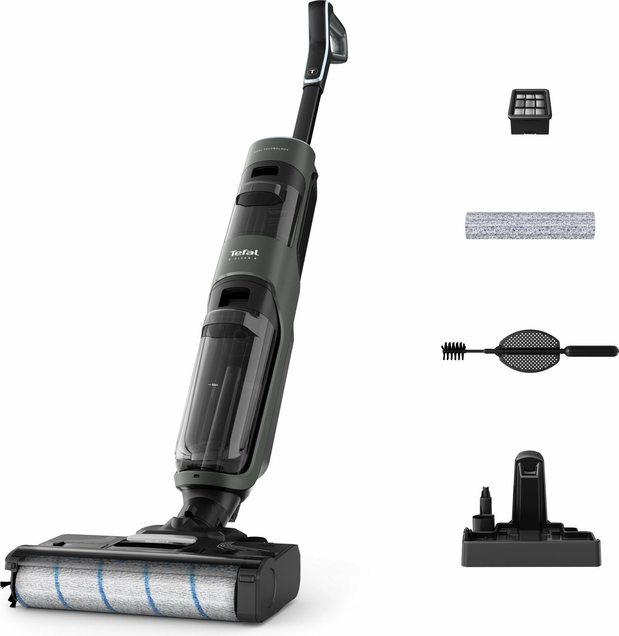 Fshesë me korrent pa kabllo Tefal X-Clean 4 GF5035F0 Wet&Dry 18.5V 0.45 L 50 min e zezë