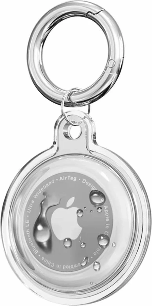 Mbështjellës Tech-Protect Icon 4-pack për Apple AirTag, Transparent