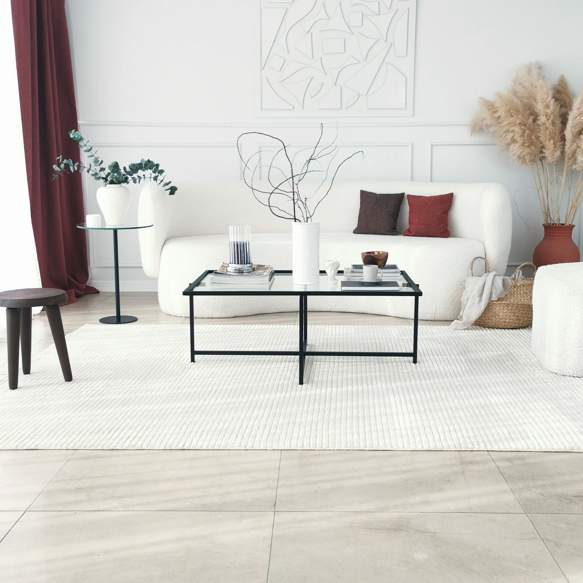 Tavolinë kafeje Hanah Home, Sun S408, ngjyrë e zezë