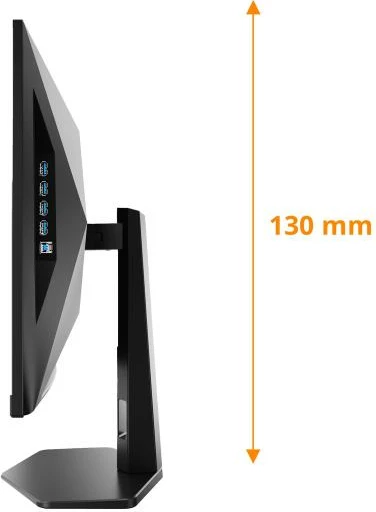 Monitor gaming, AOC C27G4ZXU, 27\" Full HD 1920x1080, 280 Hz, 1 ms, panel VA, HDR10, i lakuar, USB hub, i zi