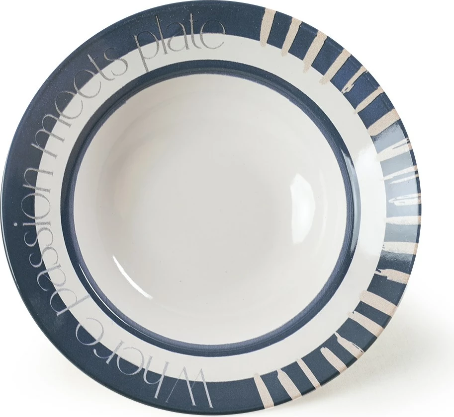 Pjata Hermia Concept, ngjyrë kaltër e errët dhe e bardhë, set prej 6 copash, 26cm, 660cc