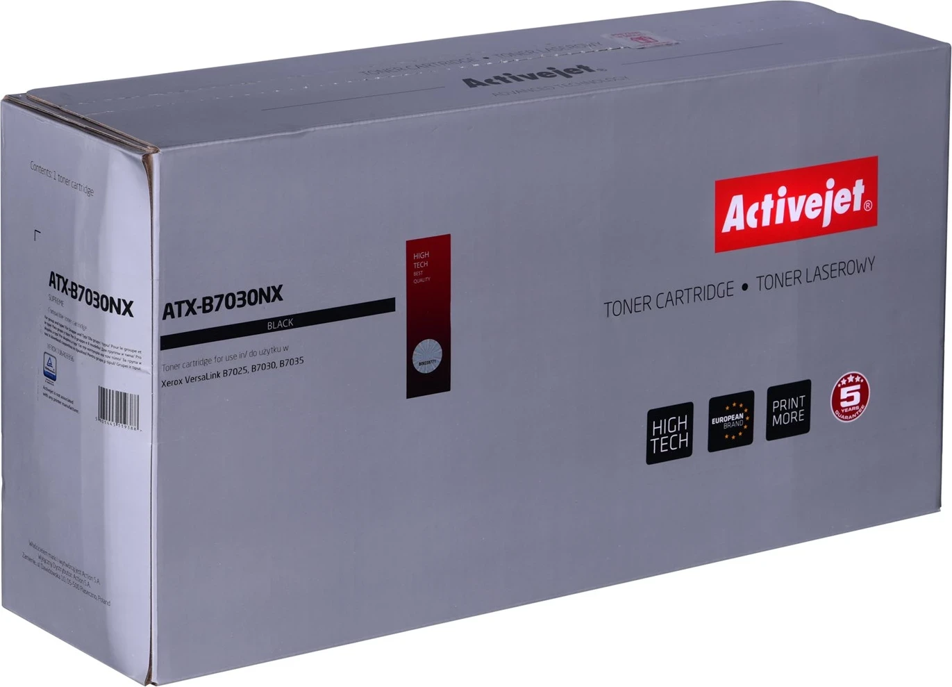 Toner Activejet ATX-B7030NX për Xerox, Supreme, 30000 faqe, i zi